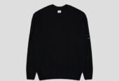 Ανδρικό Μαύρο Knitted Crewneck Sweater C.P. COMPANY