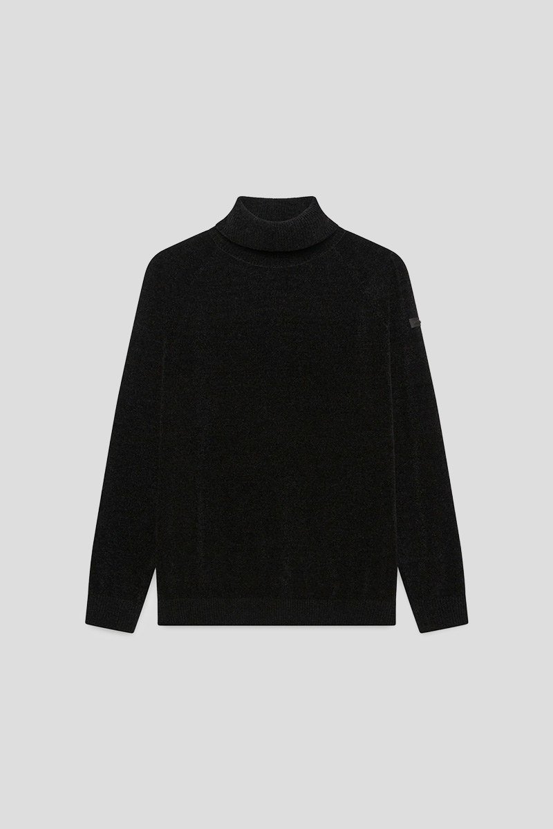 Ανδρικό Μαύρο Knitted Mens Sweater UNITY