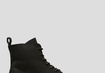 Ανδρικό-Μαύρο-Lace-Up-Forest-Boots-SELECTED-HOMME