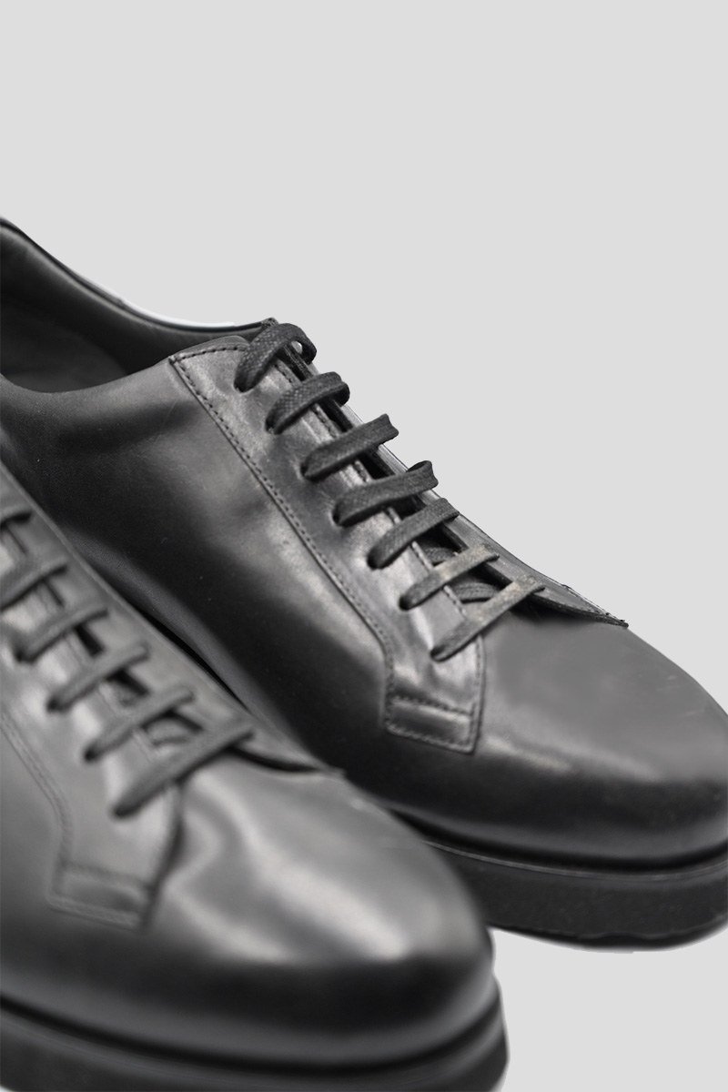 Ανδρικό Μαύρο Lace up Sneakers PHILIPPE LANG