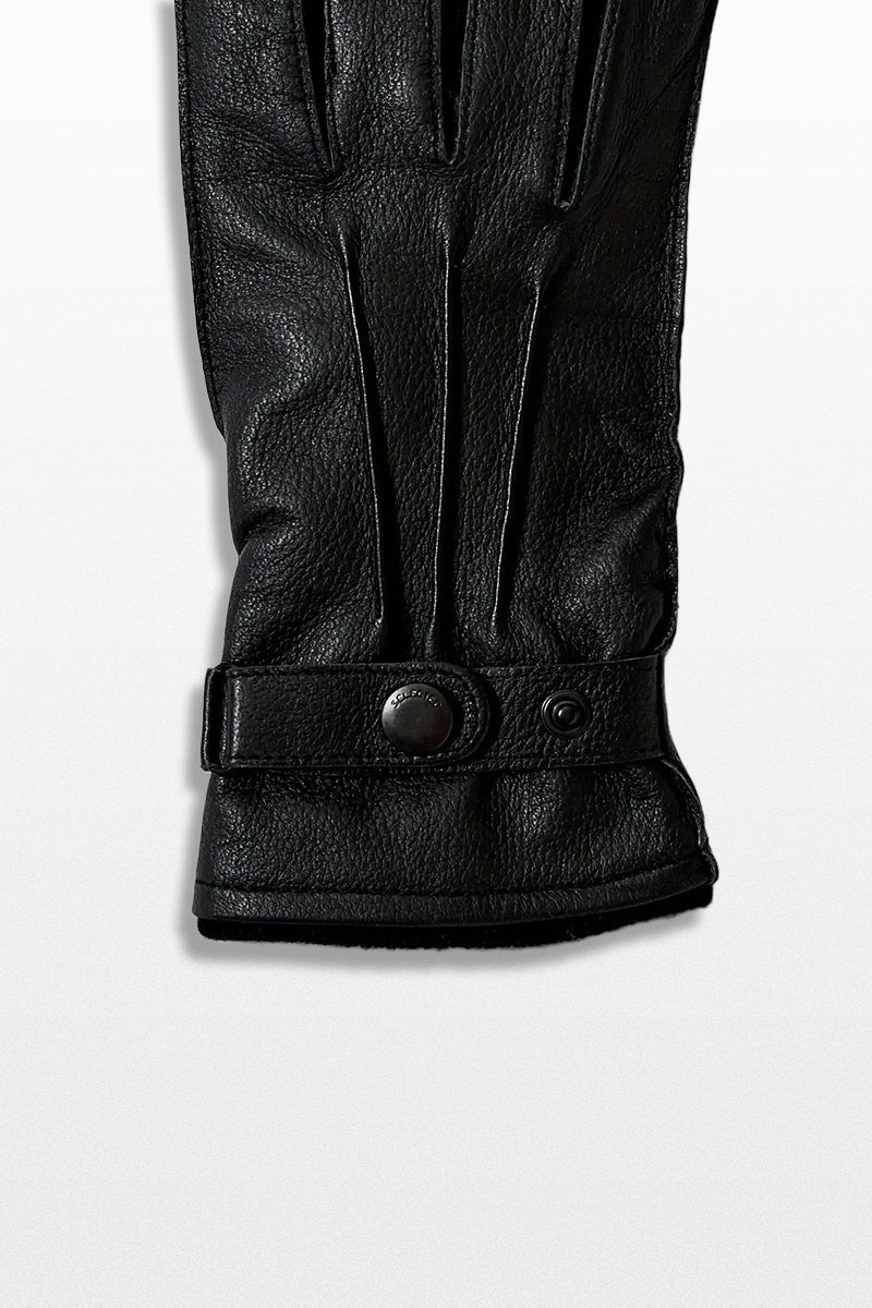 Ανδρικό Μαύρο Leather Gloves SELECTED SELECTED HOMME