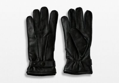 Ανδρικό-Μαύρο-Leather-Gloves-SELECTED-HOMME