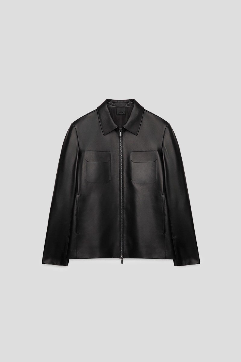 Ανδρικό-Μαύρο-Leather-Jacket-Infinity-UNITY