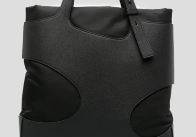 Ανδρικό-Μαύρο-Leather-Padded-Bag-SALVATORE-FERRAGAMO