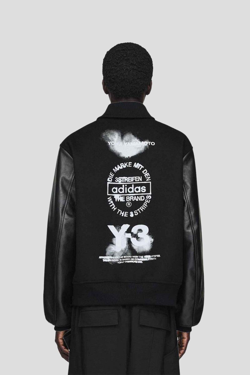Ανδρικό Μαύρο Letterman Jacket Y Y-3