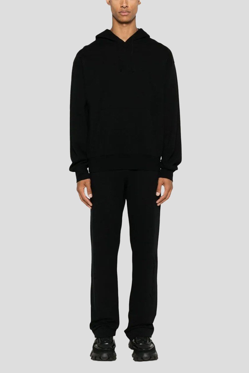 Ανδρικό Μαύρο Logo Embossed Hoodie GIVENCHY