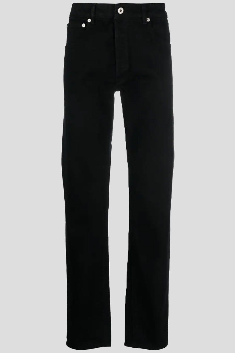 Ανδρικό-Μαύρο-Logo-Patch-Straight-Black-Jeans-KENZO