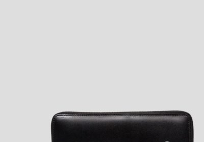 Ανδρικό-Μαύρο-Logo-Print-Continental-Wallet-COMME-DES-GARCONS-SHIRT