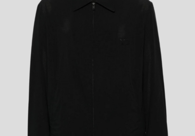 Ανδρικό-Μαύρο-Logo-Printed-Panelled-Jacket-Y-3