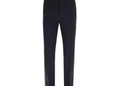 Ανδρικό-Μαύρο-Logo-Selvedge-Trousers-VALENTINO-GARAVANI