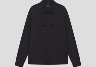 Ανδρικό-Μαύρο-Long-Sleeved-Polo-Shirt-UNITY