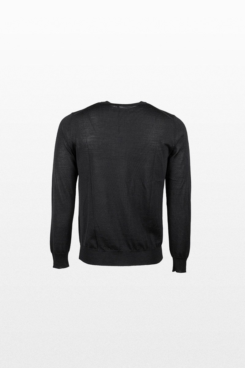 Ανδρικό Μαύρο Long Sleeved Shirt +39MASQ