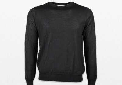 Ανδρικό-Μαύρο-Long-Sleeved-Shirt-In-Black-39MASQ