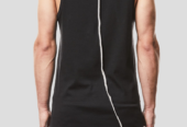 Ανδρικό Μαύρο Long Tank Top THOM KROM