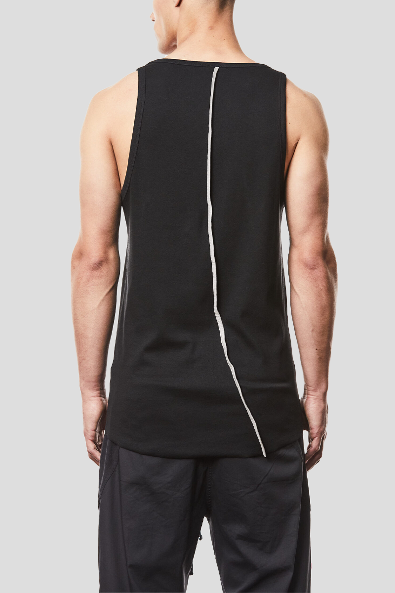 Ανδρικό Μαύρο Long Tank Top THOM KROM