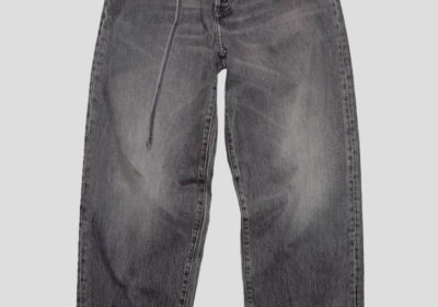 Ανδρικό-Μαύρο-Loose-Fit-Jeans-ACNE-STUDIOS