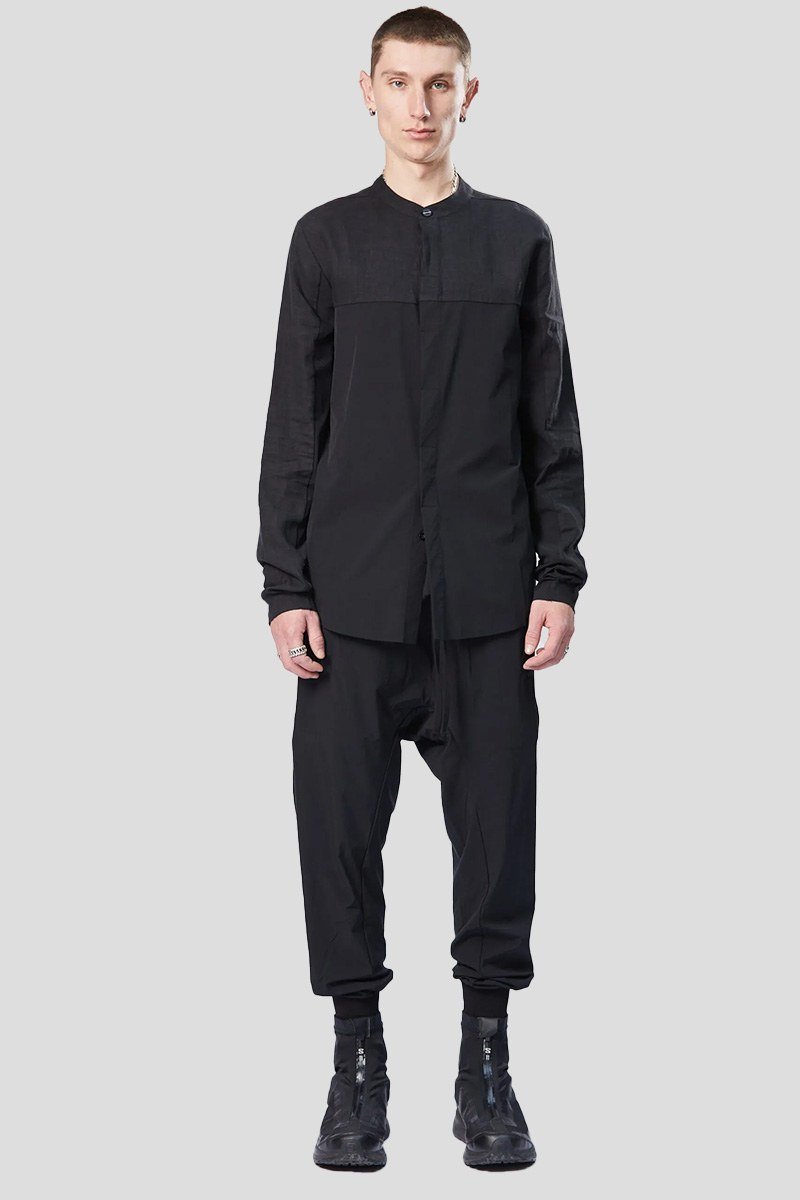 Ανδρικό-Μαύρο-M-H-147-Shirt-Long-Sleeves-THOM-KROM