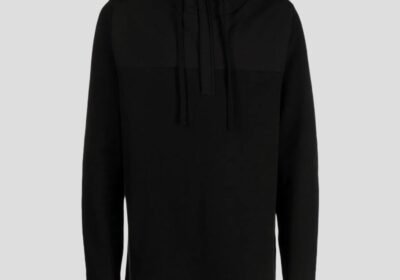 Ανδρικό-Μαύρο-M-S-160-Black-Hoodie-THOM-KROM