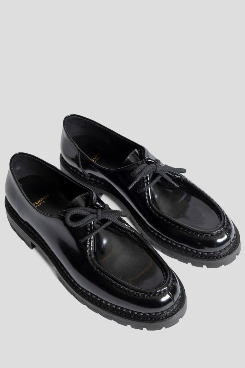 Ανδρικό Μαύρο Marbeuf Panelled Derby SAINT LAURENT