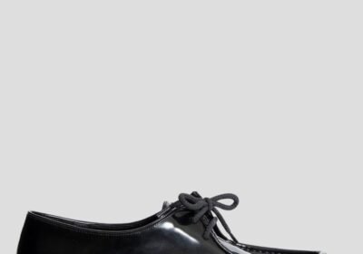 Ανδρικό-Μαύρο-Marbeuf-Panelled-Derby-Shoes-SAINT-LAURENT