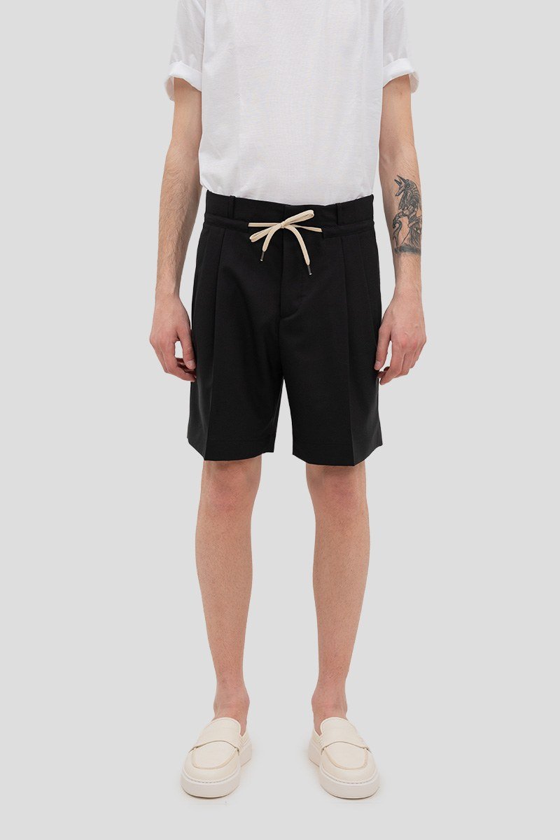 Ανδρικό-Μαύρο-Mens-Bermuda-Shorts-BE-ABLE