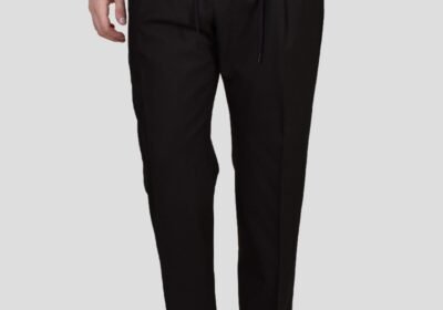 Ανδρικό-Μαύρο-Mens-Black-Trousers-BE-ABLE