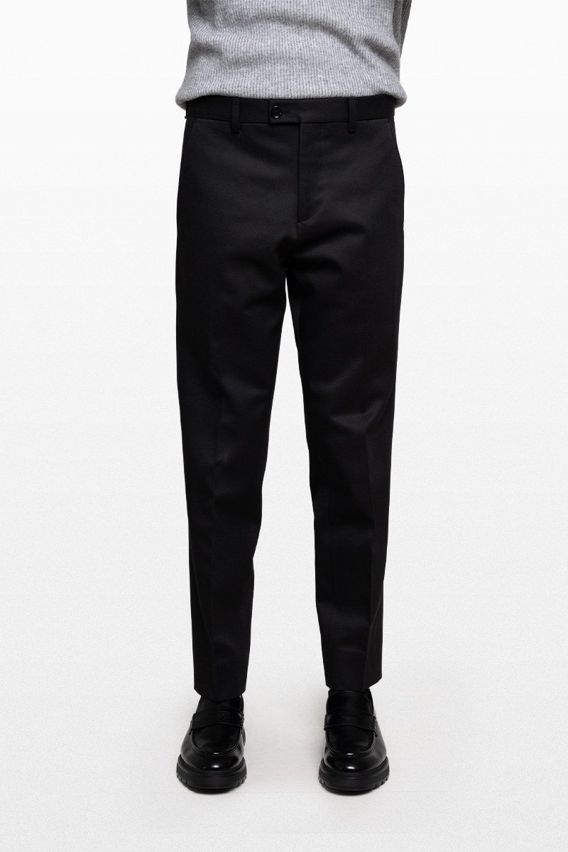 Ανδρικό-Μαύρο-Mens-Black-Trousers-BE-ABLE