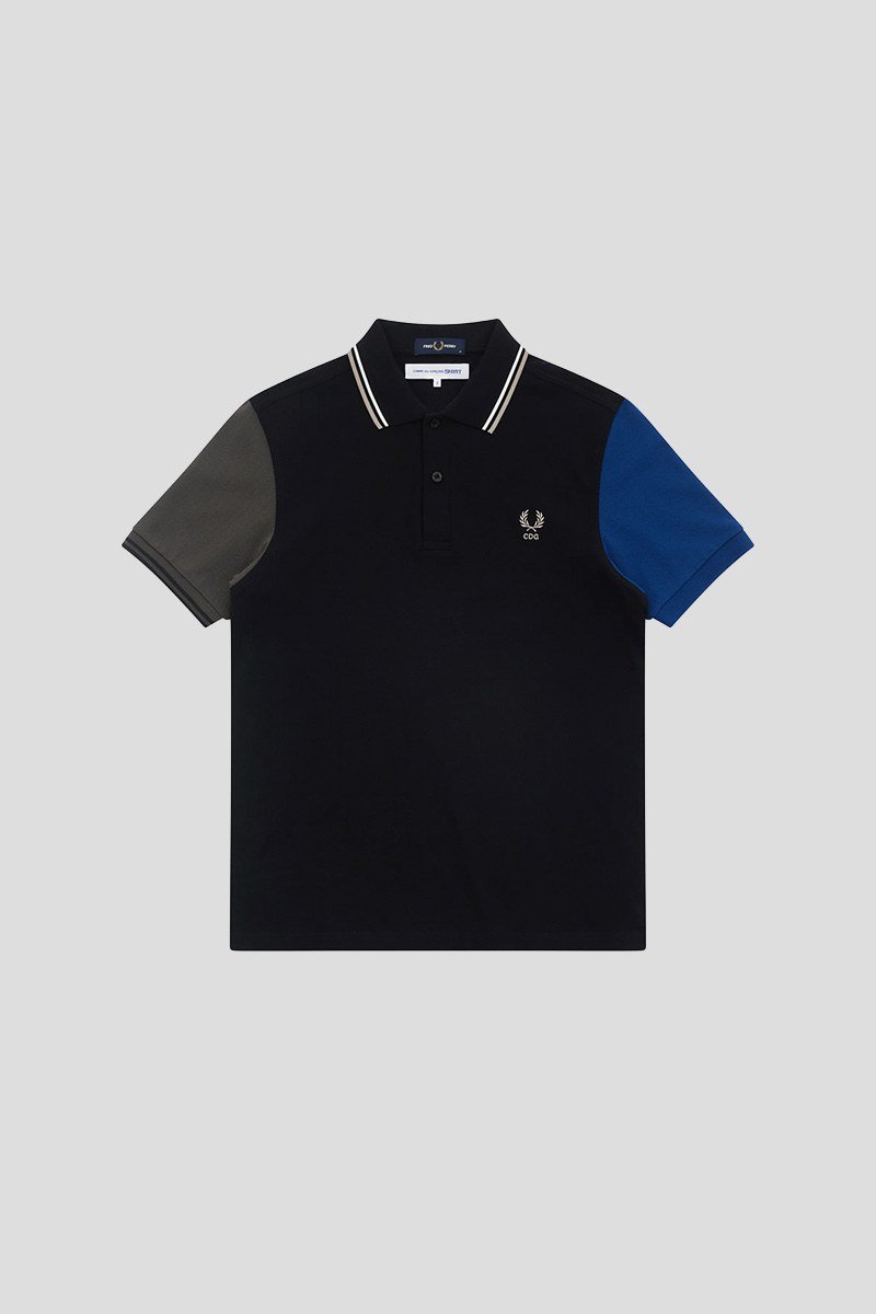 Ανδρικό-Μαύρο-Mens-Fred-Perry-Short-Sleeve-Polo-Shirt-COMME-DES-GARCONS-SHIRT