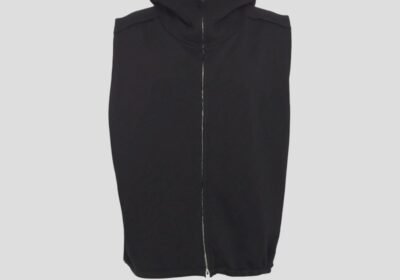 Ανδρικό-Μαύρο-Mens-Hooded-Long-Vest-THOM-KROM