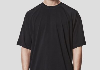 Ανδρικό-Μαύρο-Mens-Oversized-T-Shirt-THOM-KROM