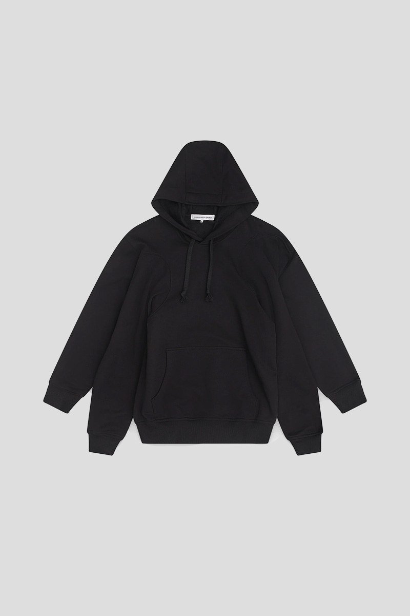 Ανδρικό-Μαύρο-Mens-Quad-Sleeve-Hooded-Sweatshirt-COMME-DES-GARCONS-SHIRT