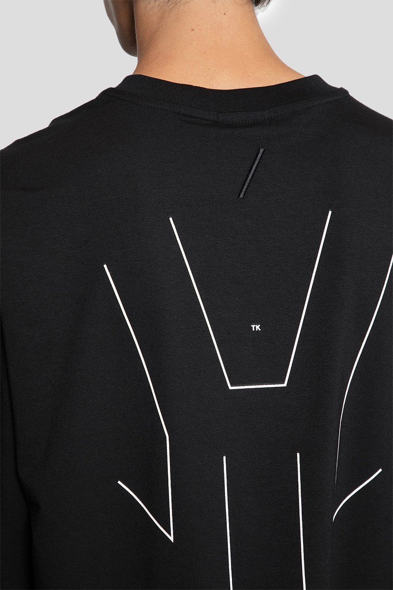 Ανδρικό Μαύρο Men’s Round Neck THOM KROM