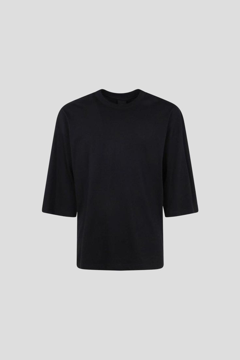 Ανδρικό-Μαύρο-Mens-Round-Neck-T-Shirt-THOM-KROM