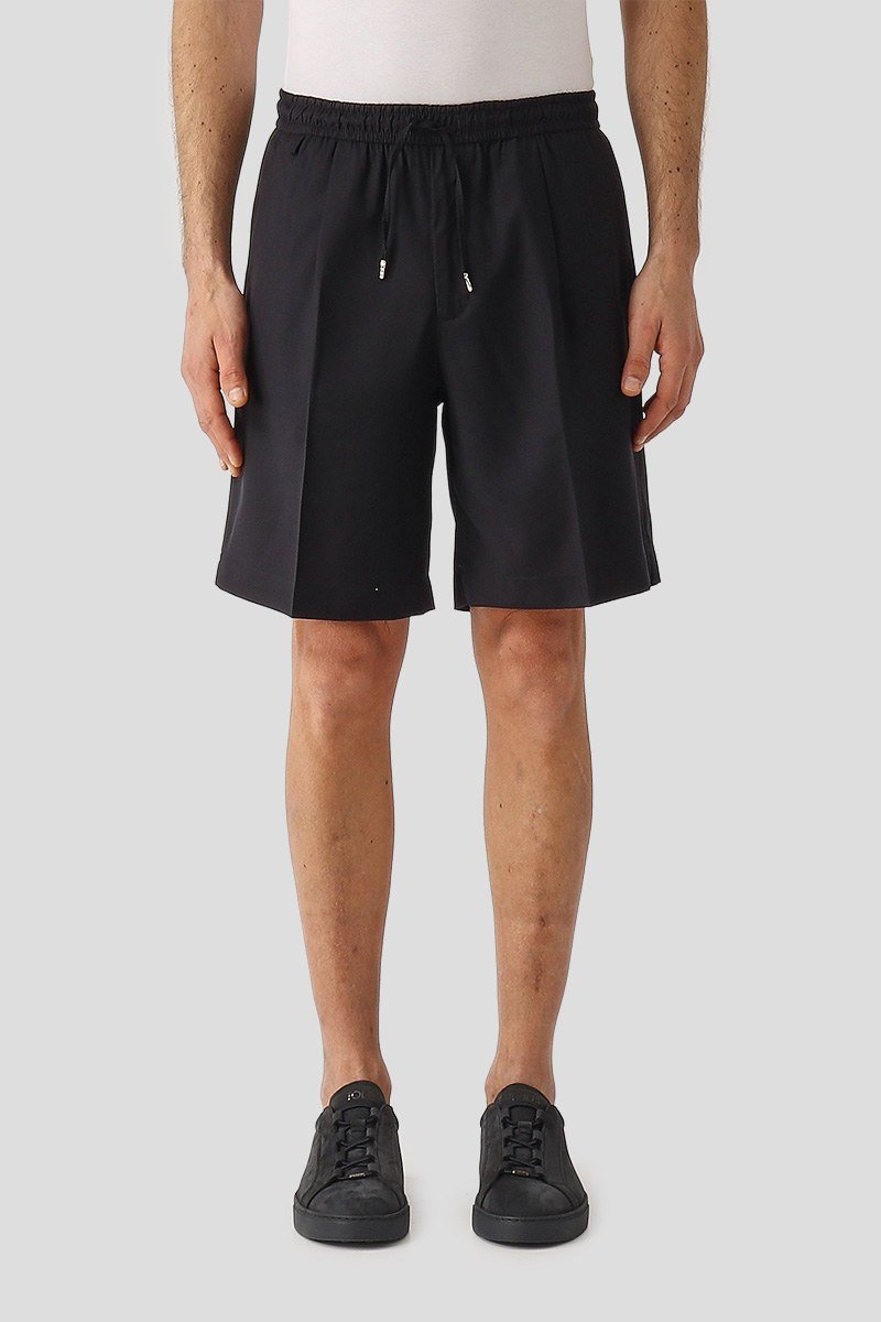 Ανδρικό-Μαύρο-Mens-Wool-Bermuda-Shorts-BRIGLIA