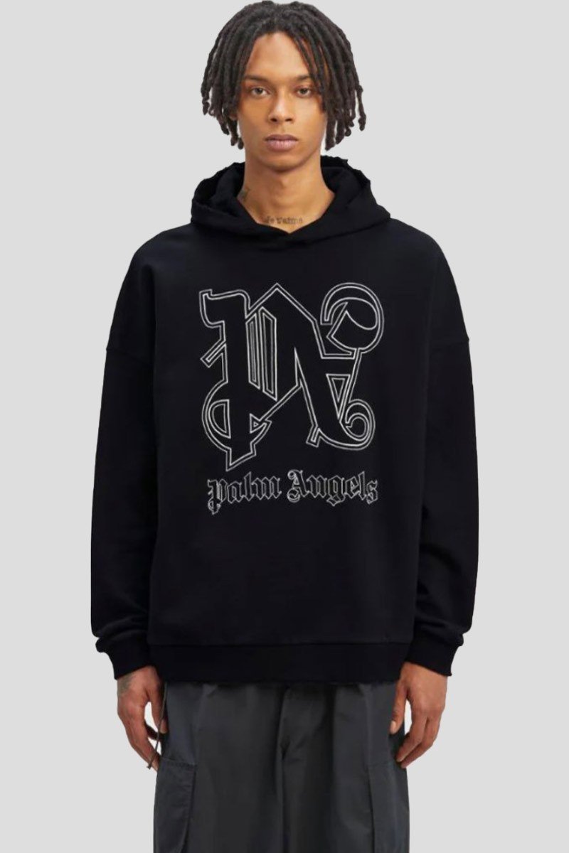 Ανδρικό Μαύρο Monogram Statement Black PALM ANGELS