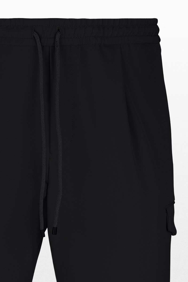 Ανδρικό Μαύρο MontepellierP Pants with BRIGLIA