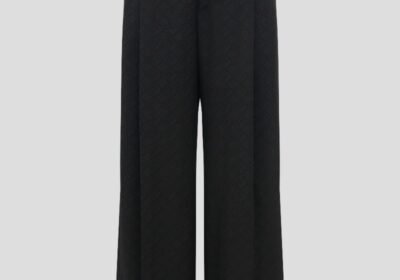 Ανδρικό-Μαύρο-Moon-Diamant-Jacquard-Wide-Leg-Pants-MARINE-SERRE