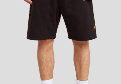 Ανδρικό-Μαύρο-Nifous-Sweat-Shorts-G-STAR