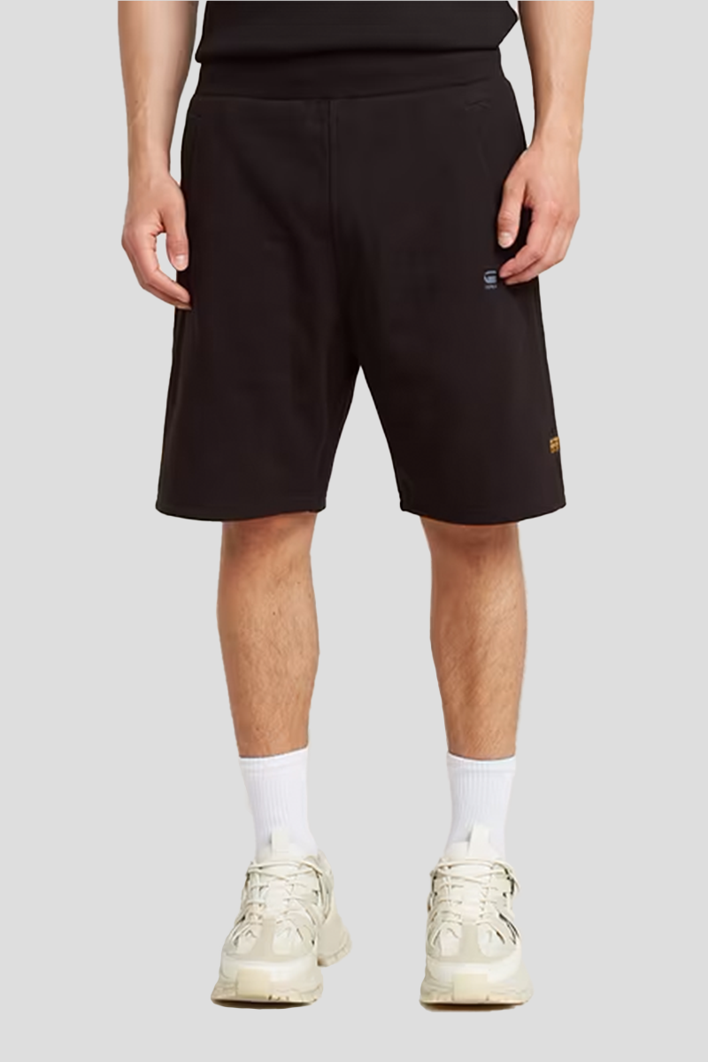 Ανδρικό-Μαύρο-Nifous-Sweat-Shorts-G-STAR