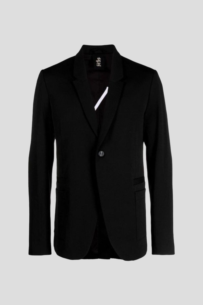 Ανδρικό-Μαύρο-One-Button-Black-Blazer-THOM-KROM