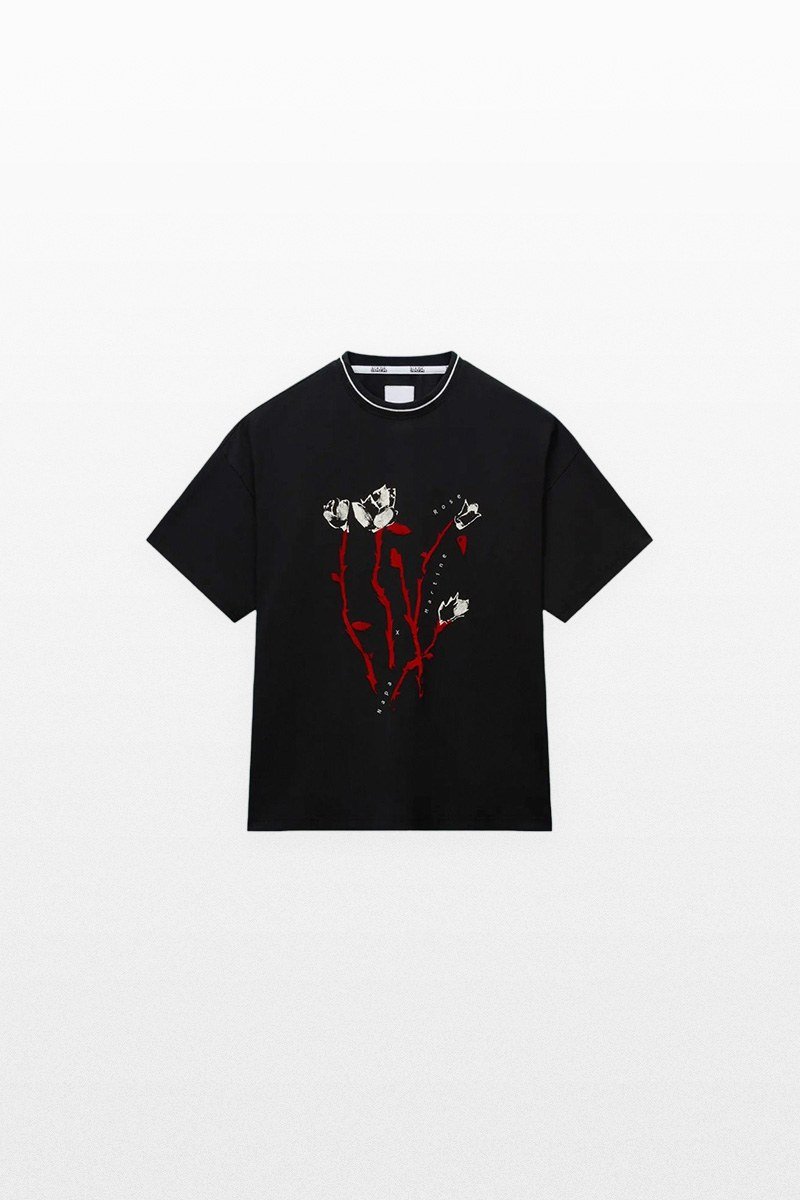 Ανδρικό-Μαύρο-Osorno-T-Shirt-NAPAPIJRI-x-MARTINE-ROSE