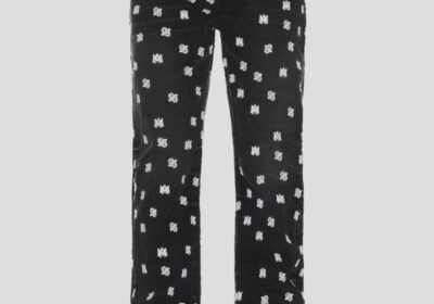 Ανδρικό-Μαύρο-Paisley-Straight-Jean-AMIRI