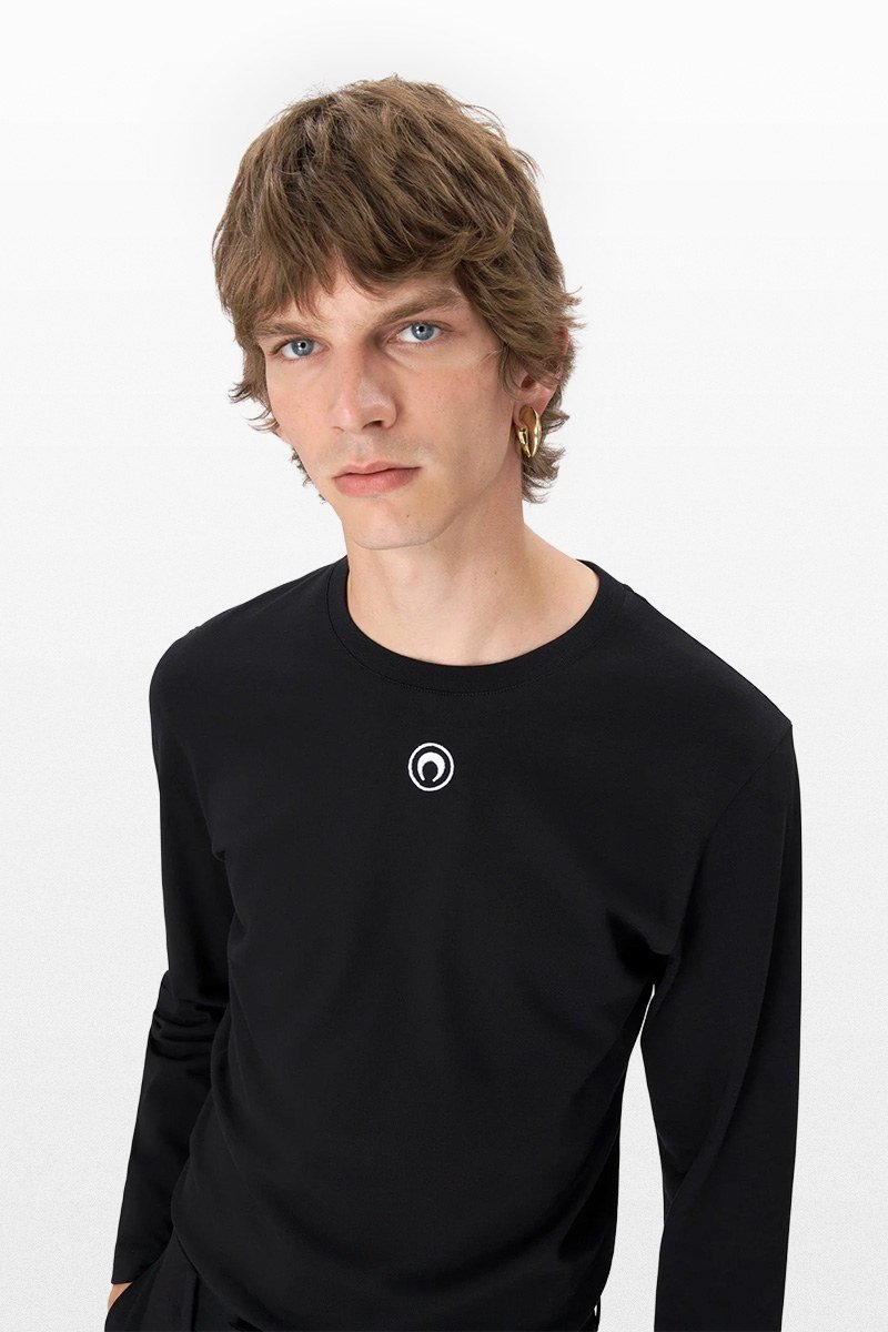 Ανδρικό Μαύρο Plain Long Sleeved MARINE SERRE