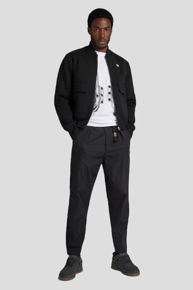 Ανδρικό Μαύρο Pleated Chino Belt G-STAR