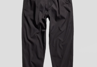 Ανδρικό-Μαύρο-Pleated-Chino-Belt-Relax-G-STAR