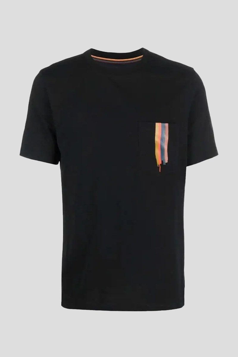 Ανδρικό-Μαύρο-Pocket-Cotton-Tee-PAUL-SMITH