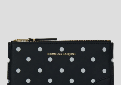 Ανδρικό-Μαύρο-Polka-Dot-Wallet-In-Black-COMME-DES-GARCONS-SHIRT