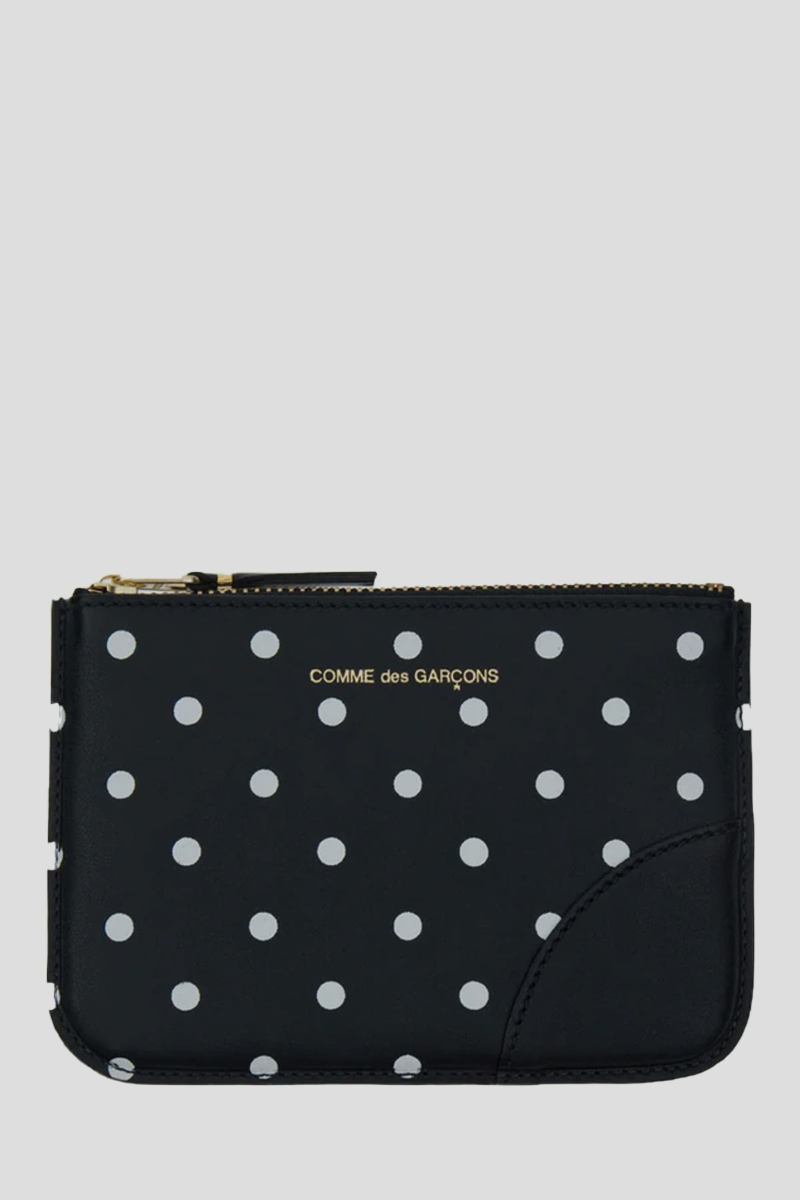 Ανδρικό-Μαύρο-Polka-Dot-Wallet-In-Black-COMME-DES-GARCONS-SHIRT