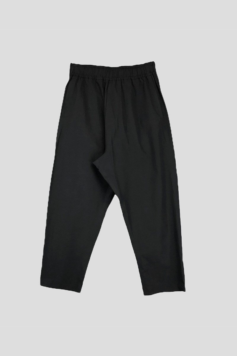 Ανδρικό-Μαύρο-Popeline-Crop-Trousers-BARBARA-ALAN
