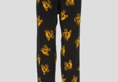 Ανδρικό-Μαύρο-Printed-Satin-Pyjama-Pant-PALM-ANGELS